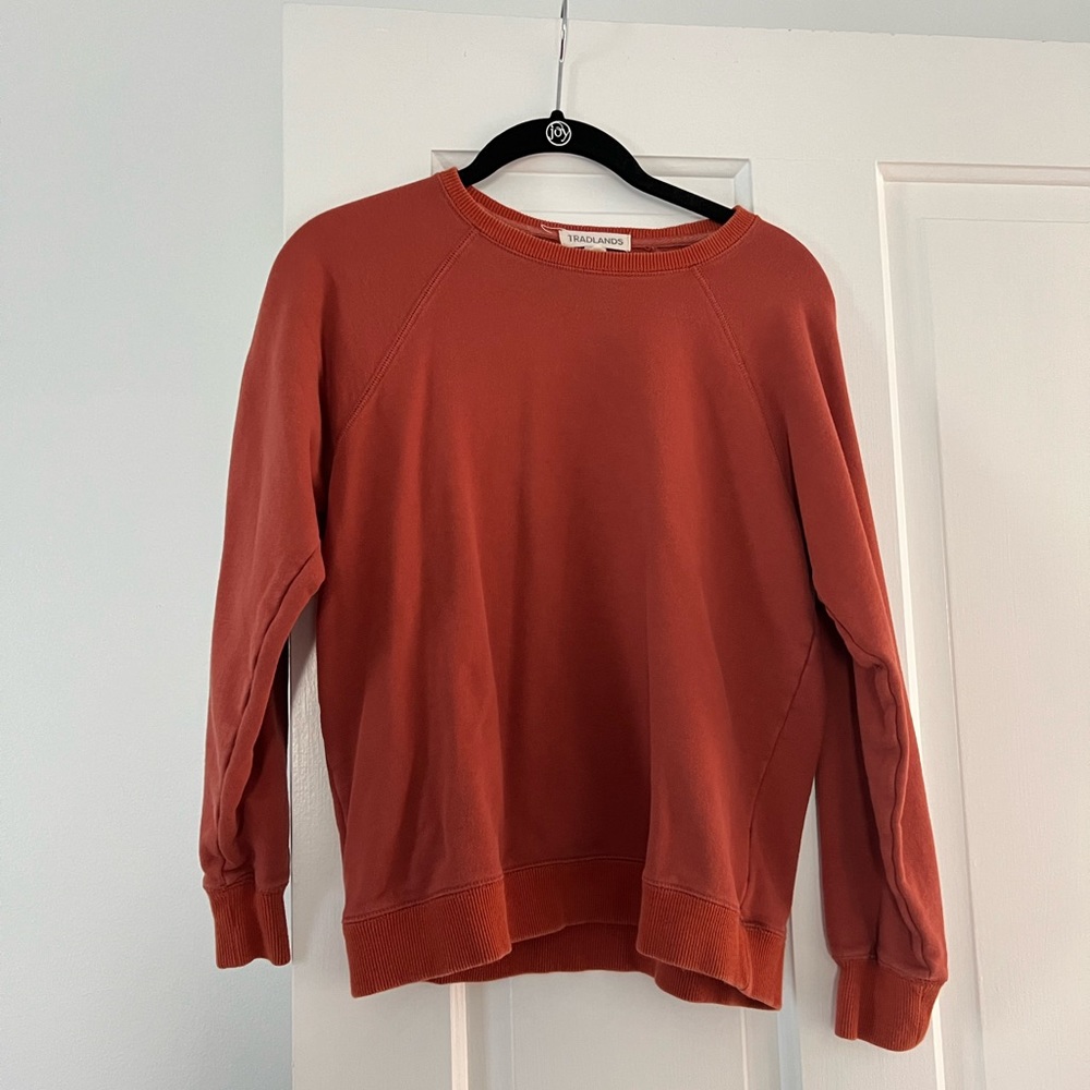 Tradlands Varsity Sweatshirt in Rust